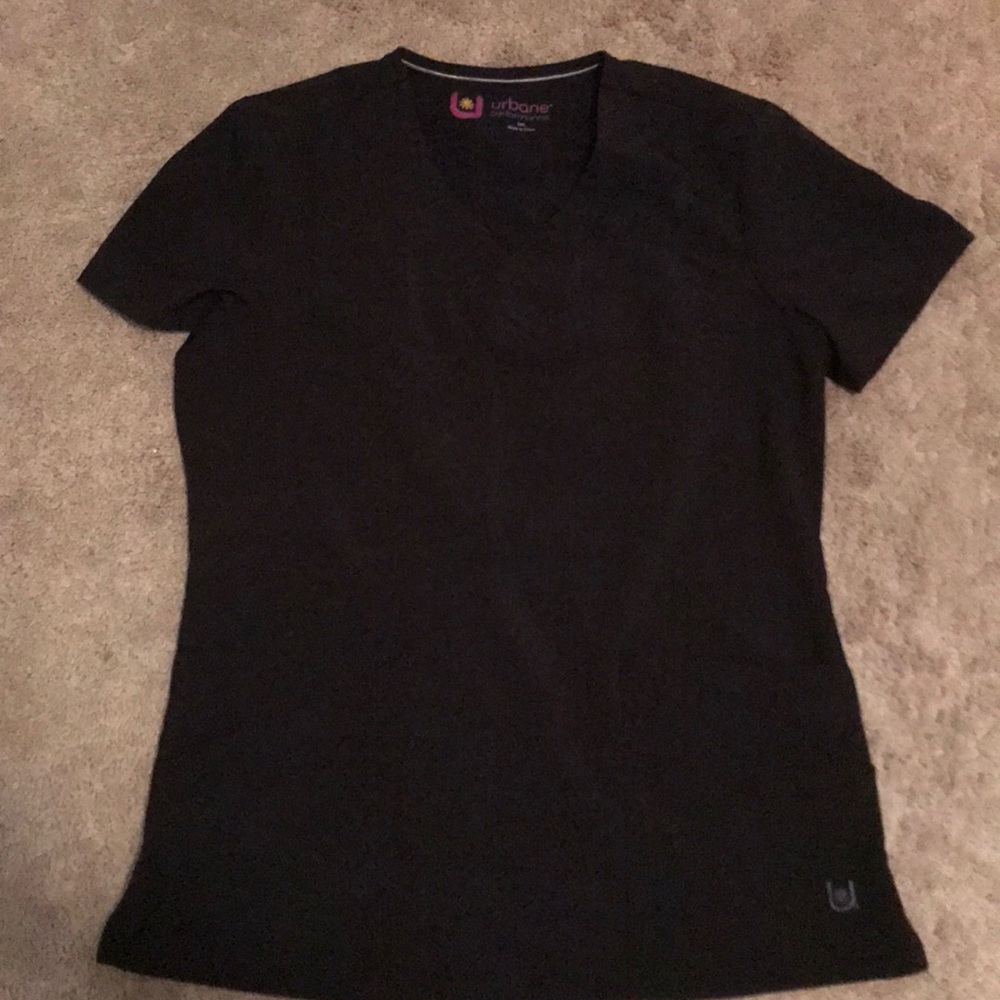 Black scrub top